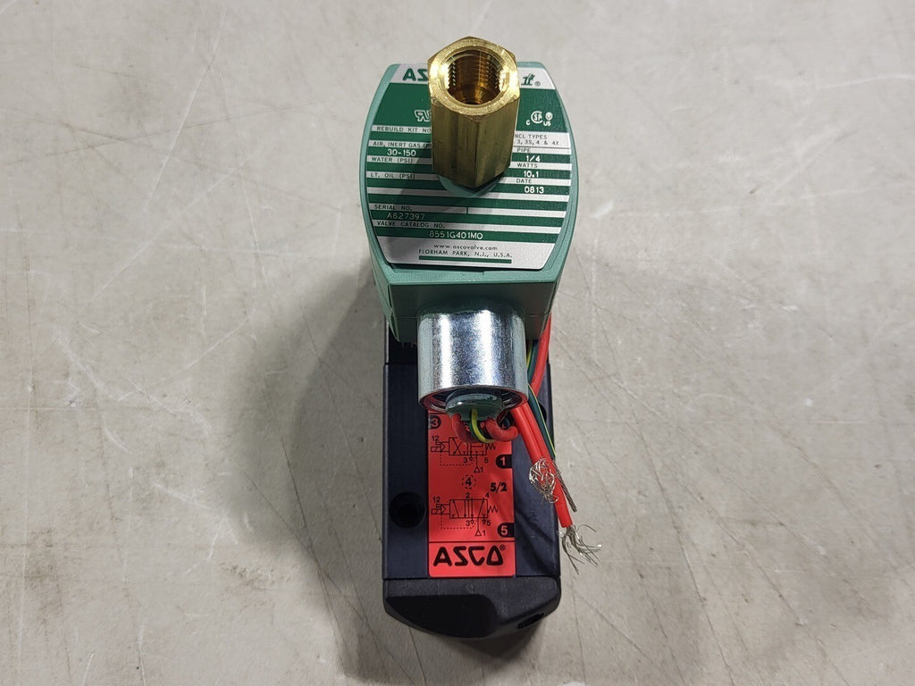 ASCO 10.1 W 4- Way Spool Solenoid Valve 8551G401MO