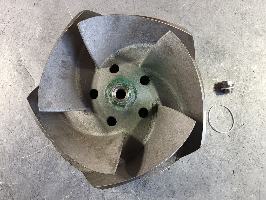 GOULDS 3196 8x10-16H Impeller 316SS 13.25" dia.