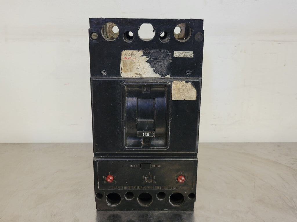 125 Amp, 2 Pole, 600 volts Circuit Breaker 