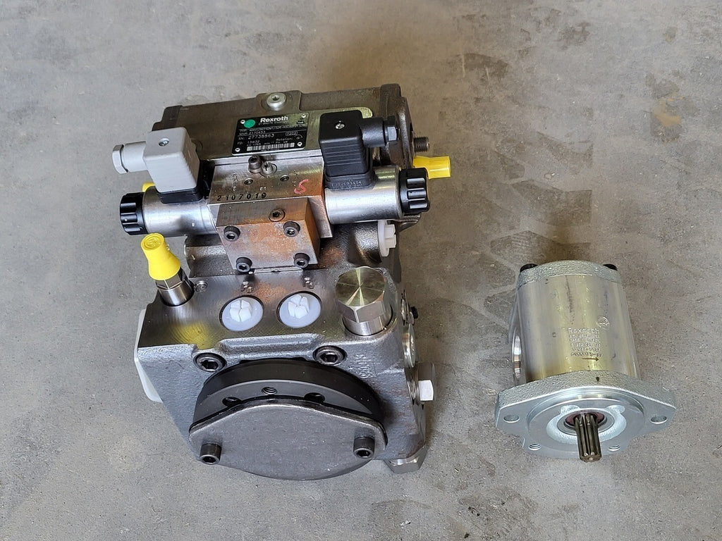 REXROTH Axial Piston Pump AA4VG28EP4DM1/32R w/ Gear Pump