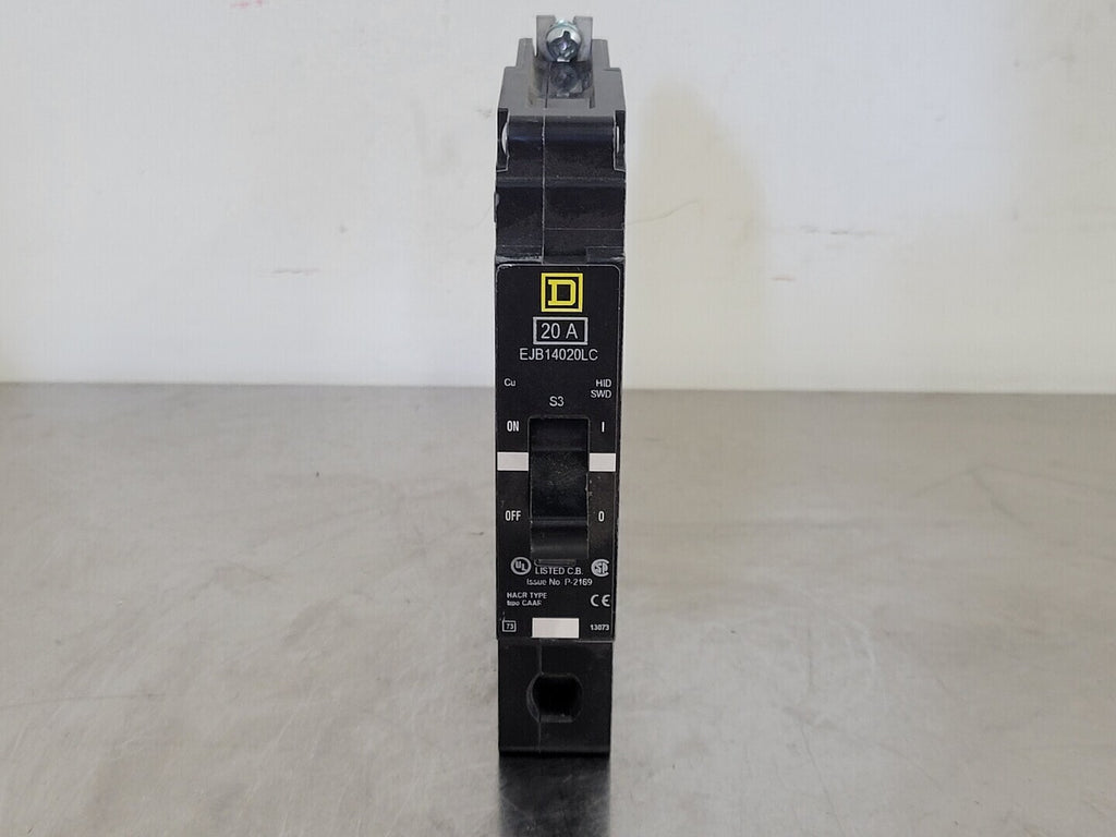 SQUARE D 20 Amp, 1 Pole, 277 volts Circuit Breaker EJB14020LC