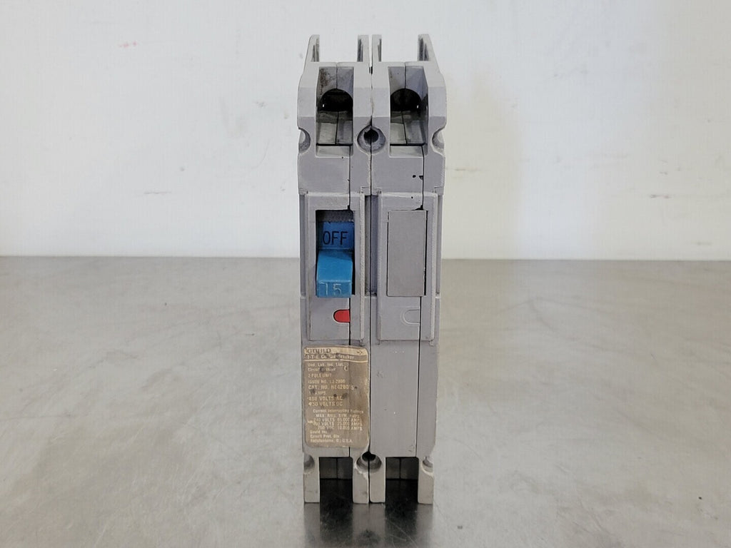 ITE 15 Amp, 2 Pole, 480 volts Circuit Breaker HE42B015