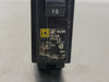 SQUARE D 15 Amp, 1 Pole, 120/240 volts Circuit Breaker HOM115