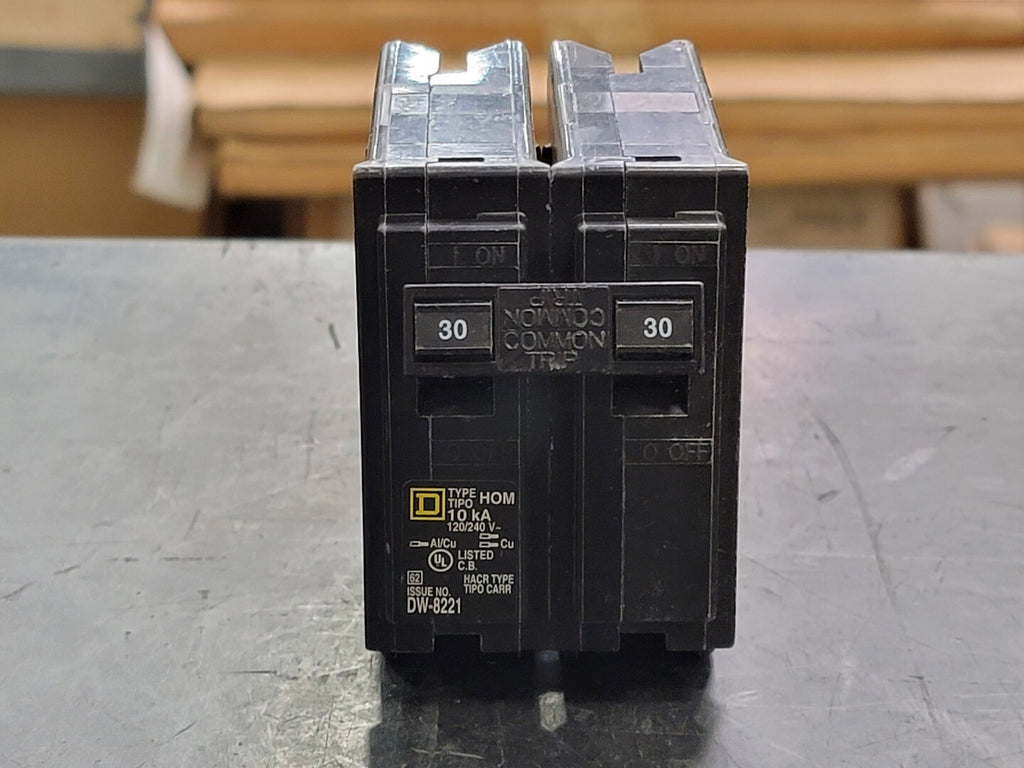 SQUARE D 30 Amp, 2 Pole, 120/240 volts Circuit Breaker HOM230