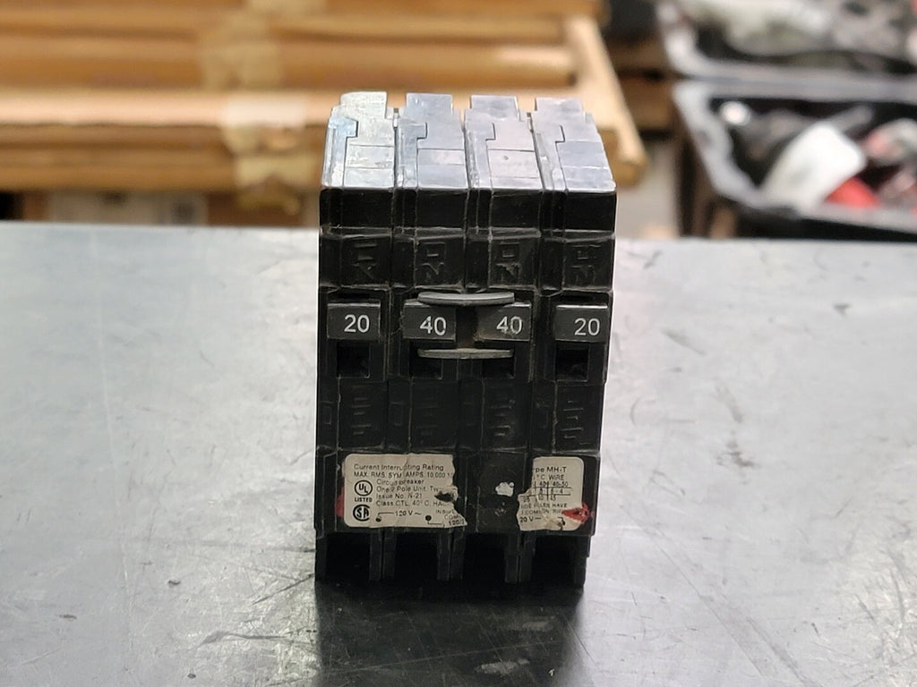 MURRAY 20/40 Amp, 4 Pole, 120 volts Circuit Breaker MP24020