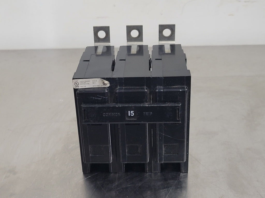 EATON 15 Amp, 3 Pole, 240 volts Circuit Breaker BA315