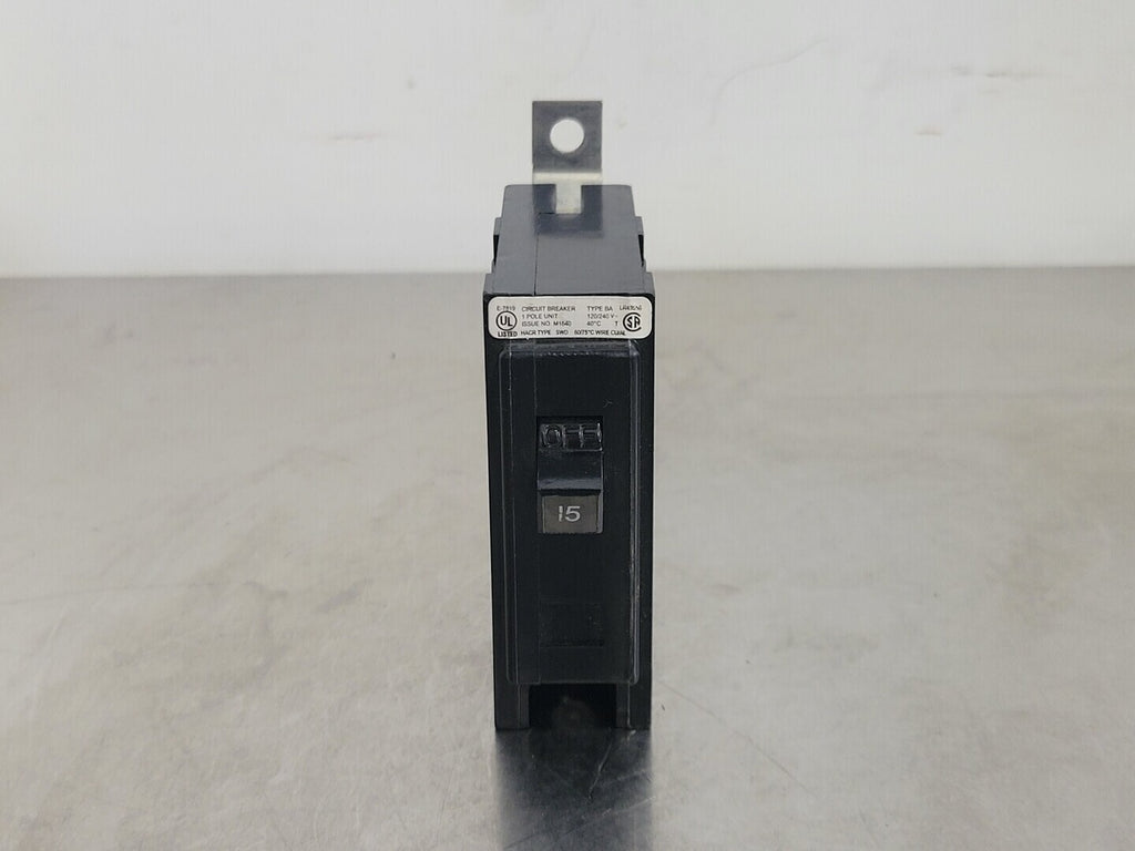 CUTLER-HAMMER 15 Amp, 1 Pole, 120/240 volts Circuit Breaker BA115