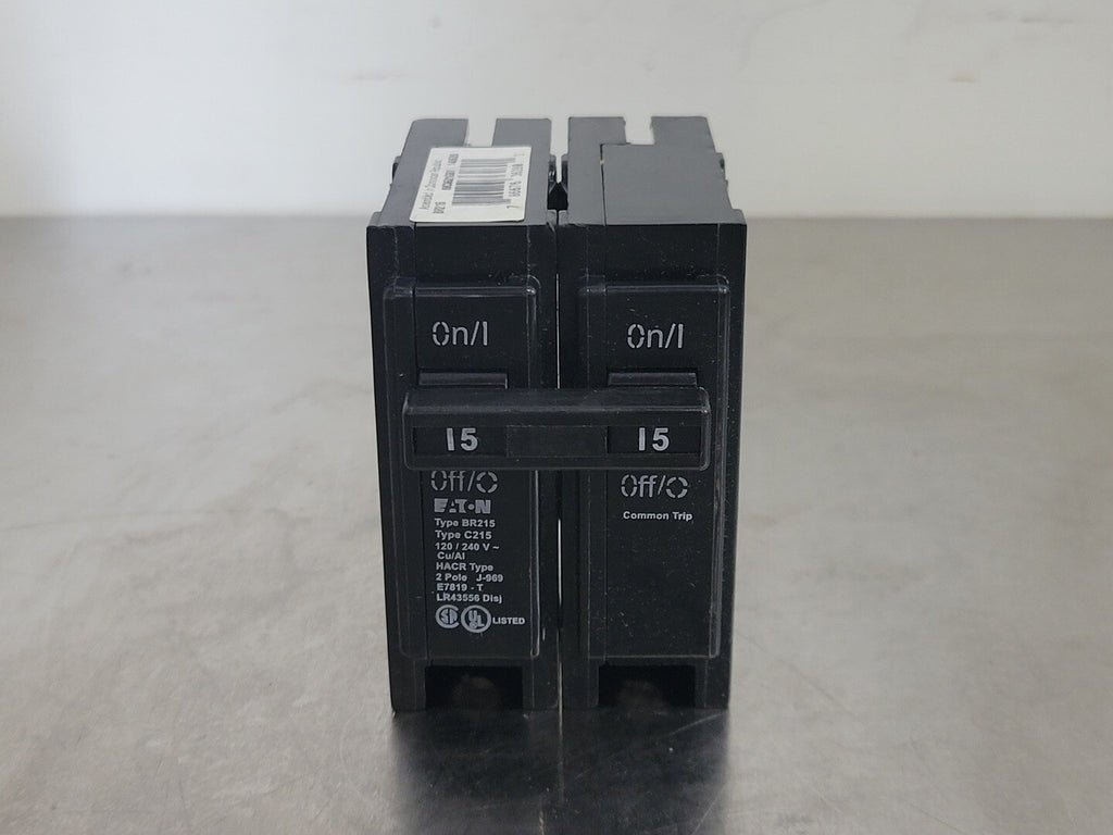 EATON 15 Amp, 2 Pole, 120/240 volts Circuit Breaker BR215