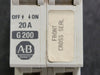 ALLEN-BRADLEY 20 Amp, 2 Pole, 480/277 volts Circuit Breaker 1492-CB2-G200