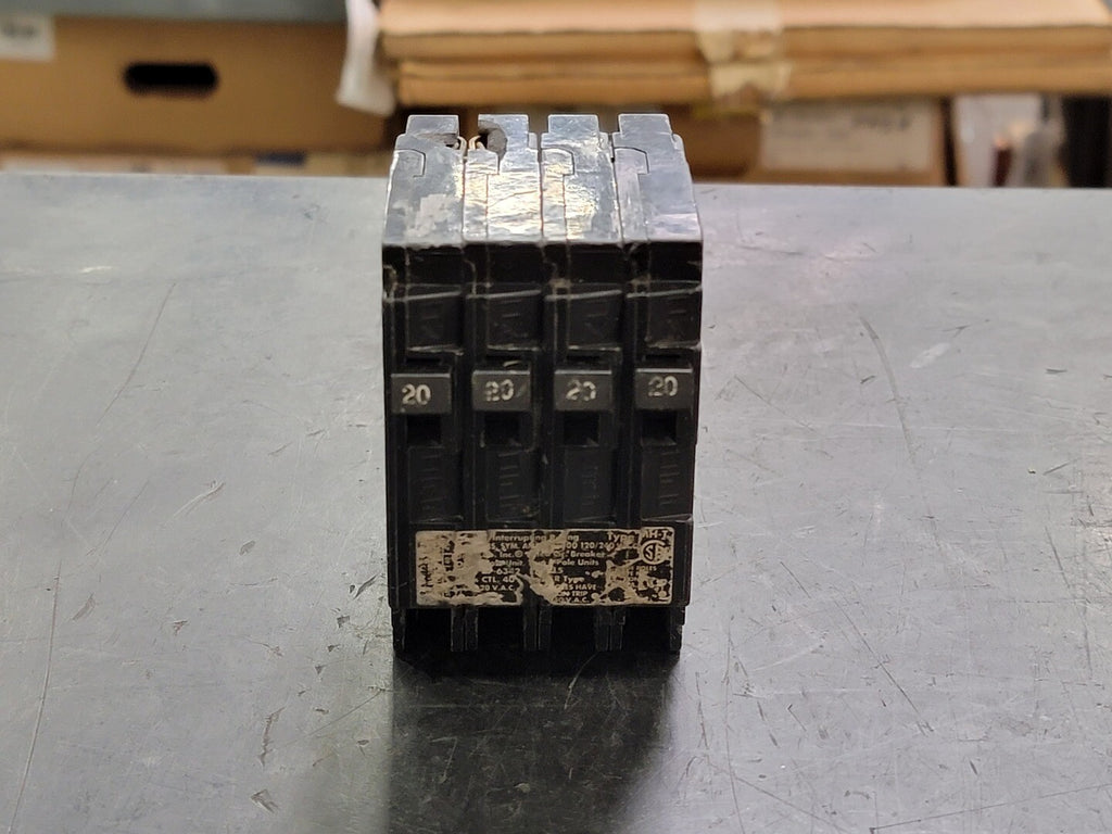 MURRAY 20 Amp, 4 Pole, 120/240 volts Circuit Breaker MH420