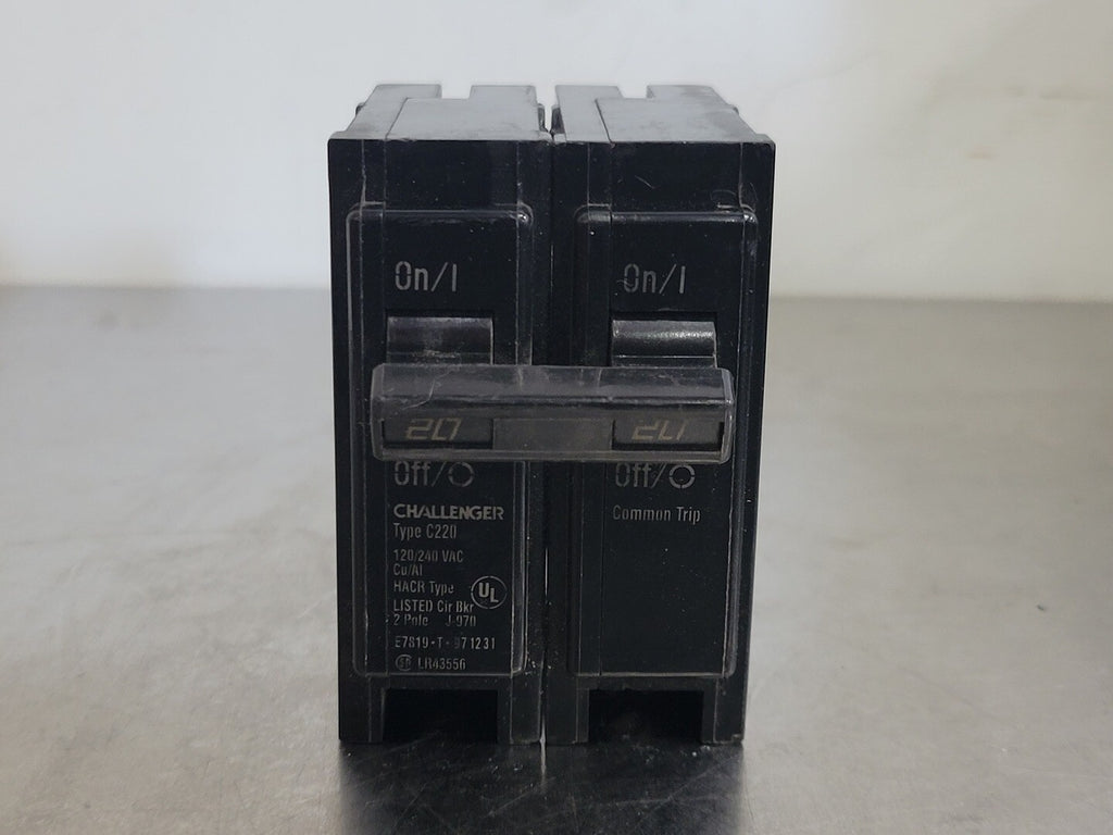 CHALLENGER 20 Amp, 2 Pole, 120/240 volts Circuit Breaker C220