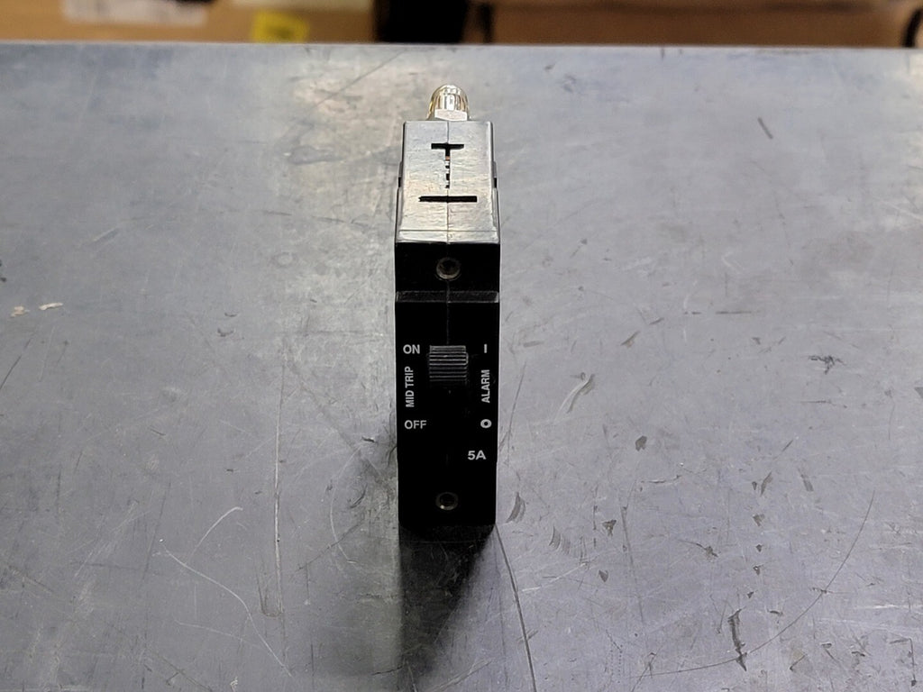 CBI ELECTRIC 5 Amp, 1 Pole, 80 volts Circuit Breaker D-2A23ANCS0500LXZ-XXXXXBDVAX2-X
