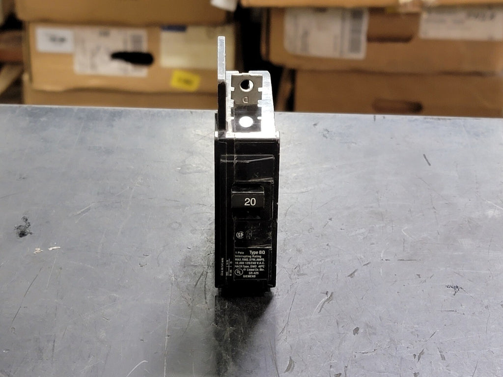 SIEMENS 20 Amp, 1 Pole, 120/240 volts Circuit Breaker BQ120