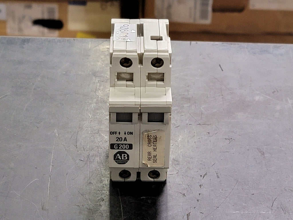 ALLEN-BRADLEY 20 Amp, 2 Pole, 480 volts Circuit Breaker 1492-CB2-G200