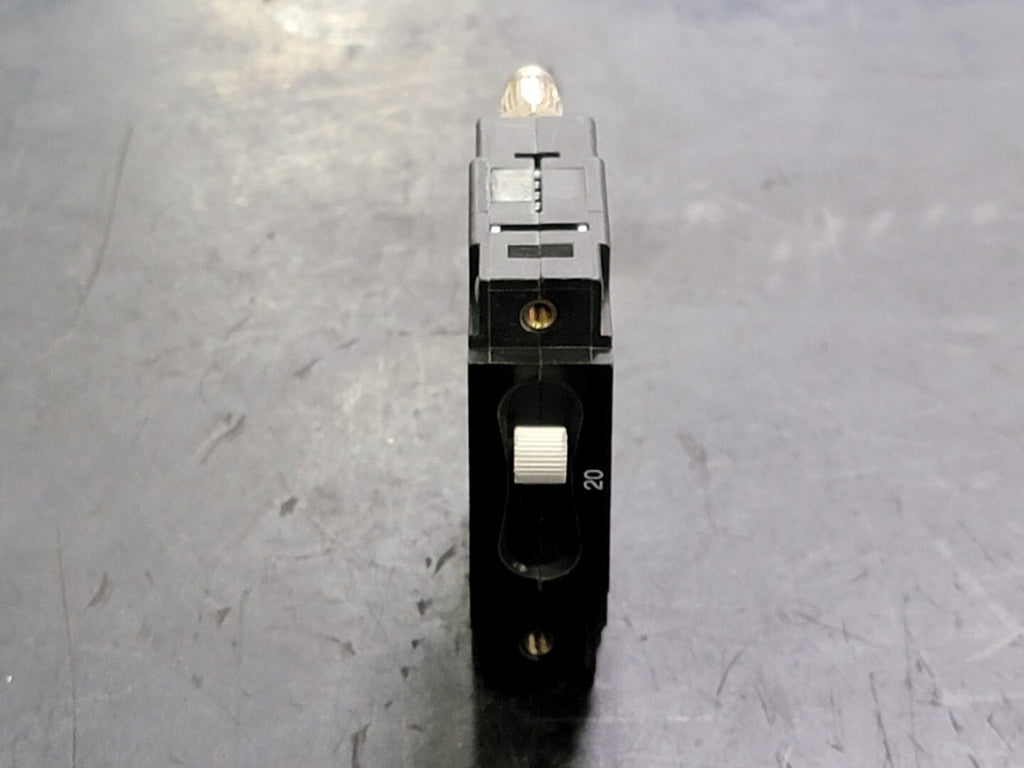 CARLING TECHNOLOGIES 20 A, 1 Pole, 80 volts Circuit Breaker CA1-X0-25-118-A11-MG
