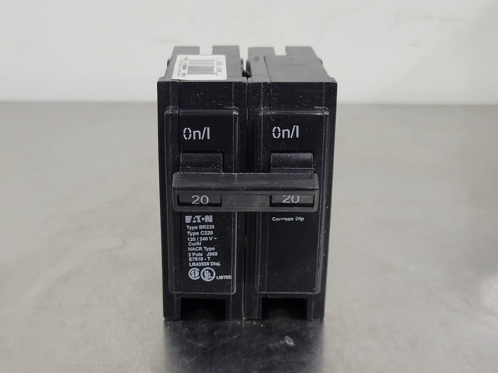EATON CUTLER-HAMMER 20 Amp, 2 Pole, 120/240 volts Circuit Breaker BR220
