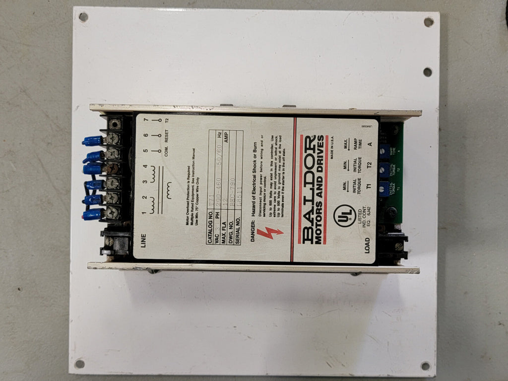 BALDOR 3 hp, 200/460 Volts Torque Controller BEC-790M 