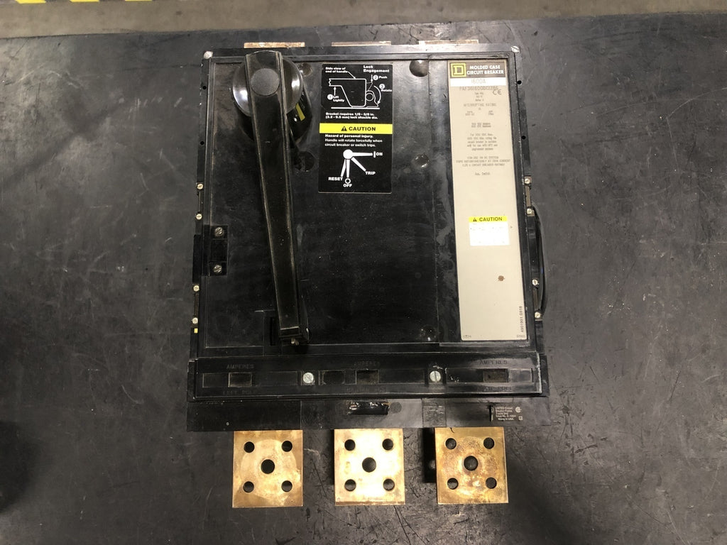 SQUARE D 1600 Amp, 3 Pole, 600 Volts Circuit Breaker PAF361600DC1286