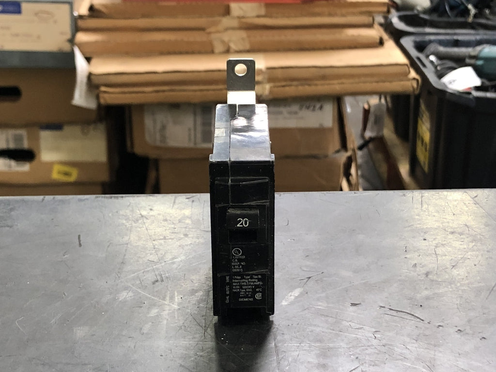 SIEMENS 20 Amp, 1 Pole, 120/240 volts Circuit Breaker BL120