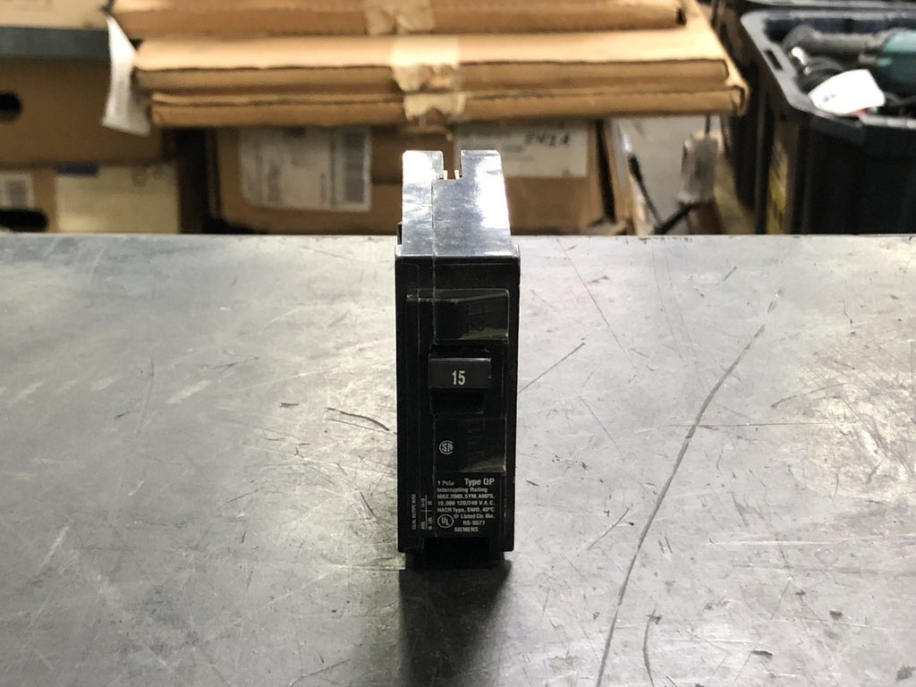 SIEMENS 15 Amp, 1 Pole, 120/240 volts Circuit Breaker QP115