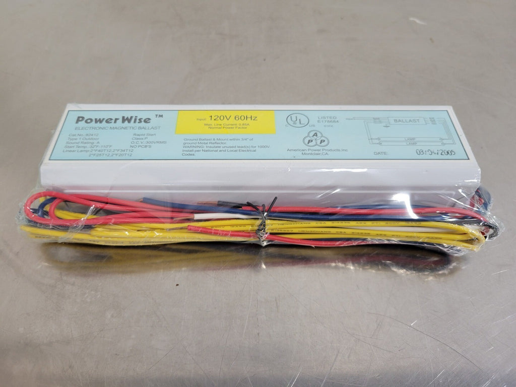 POWERWISE 120 Volts 2 Lamps Fluorescent Replacement Ballast 82412 