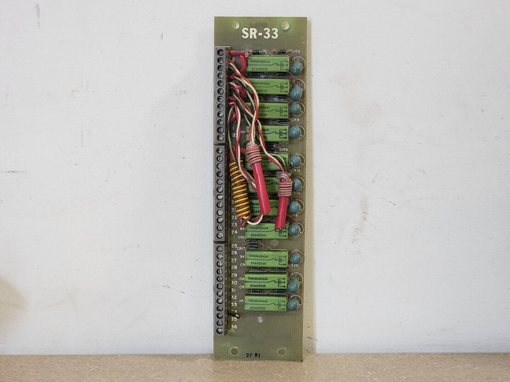 PYROTRONICS Supplementary Control Relay Board SR-33, 580-122161