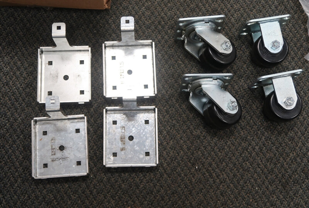 3" Caster Wheel (Set of 4) w/ SDB Caster Kit