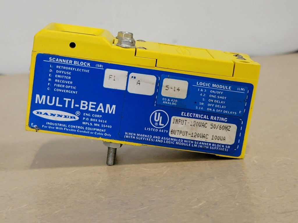 BANNER Multi-Beam Scanner Block Logic Module F1-A 5-14