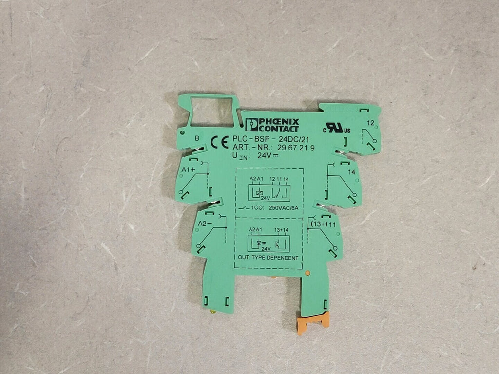 PHOENIX CONTACT Terminal Block Relay base PLC-BSP-24DC/21 2967219