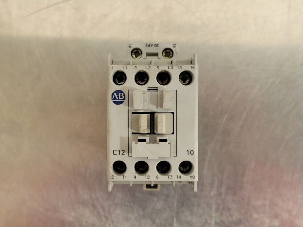 ALLEN-BRADLEY 12 Amp 3 Pole, 1NO, 24 VDC Coil Contactor 100-C12ZJ10