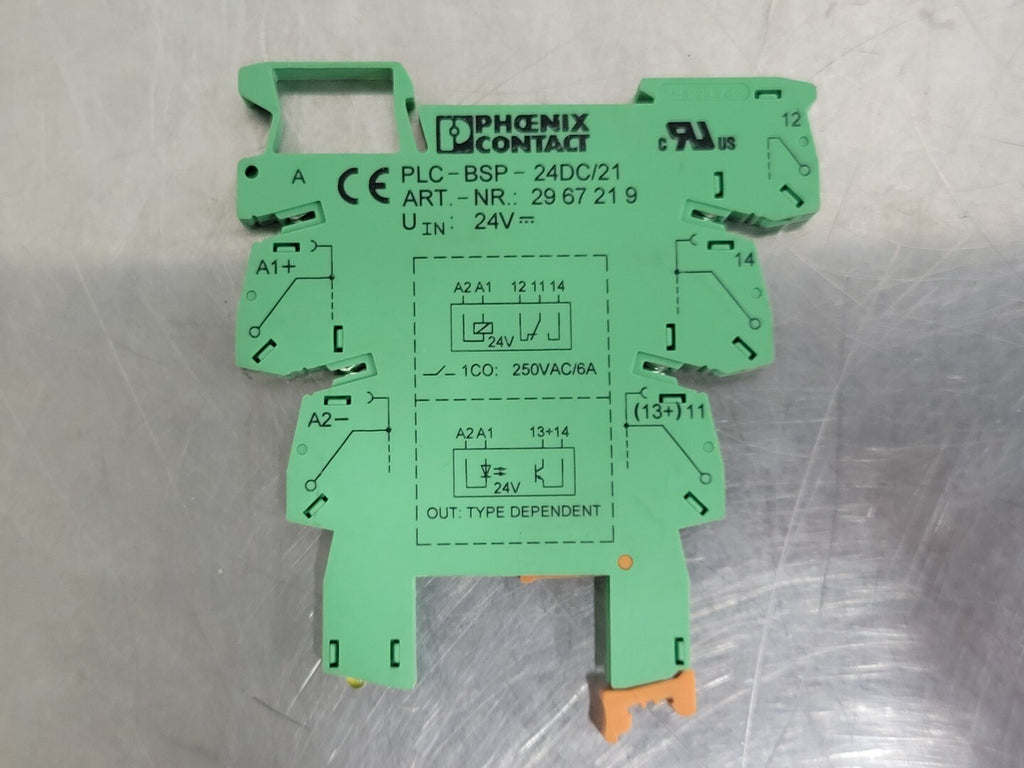 PHOENIX CONTACT Terminal Block Relay base PLC-BSP-24DC/21 2967219