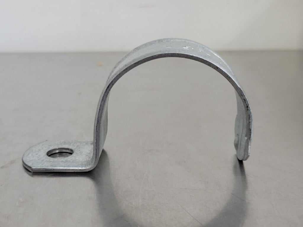 STEEL CITY 2" EMT 1-Hole Galvanized Steel Snap Strap TS106 (Box of 10)