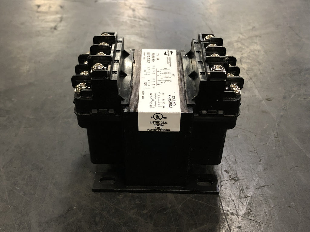 HAMMOND POWER SOLUTIONS INC. 75VA Control Transformer, 387/277/208 pri. volts, 120/240 sec. volts PH75MGJ