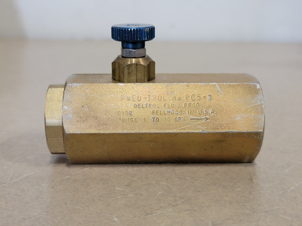 PNEU-TROL 3/8" Constant Flow Regulator Valve PC5-3