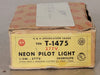 H & H 277 Volts Neon Pilot Light T-1475