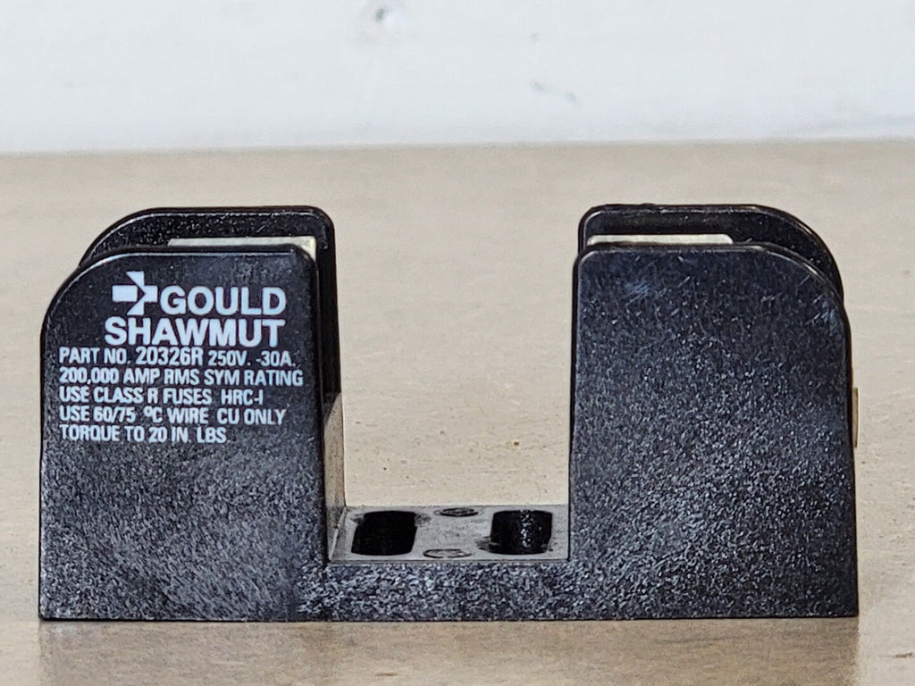 GOULD SHAWMUT 30 Amp, 1 Pole Fuse Holder 20326R 