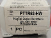 PASS & SEYMOUR 20A 125V Plugtail Duplex Receptacle PTTR63-HW