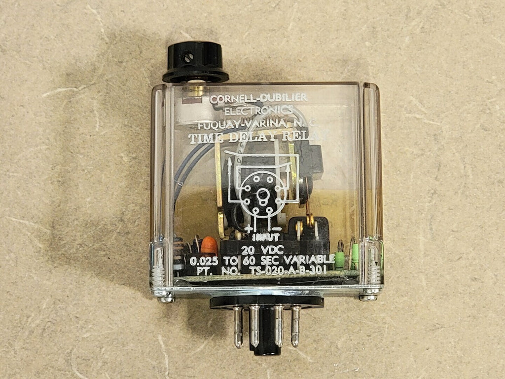 CORNELL-DUBILIER Time Delay Relay TS-020-A-B-30I 94660100 