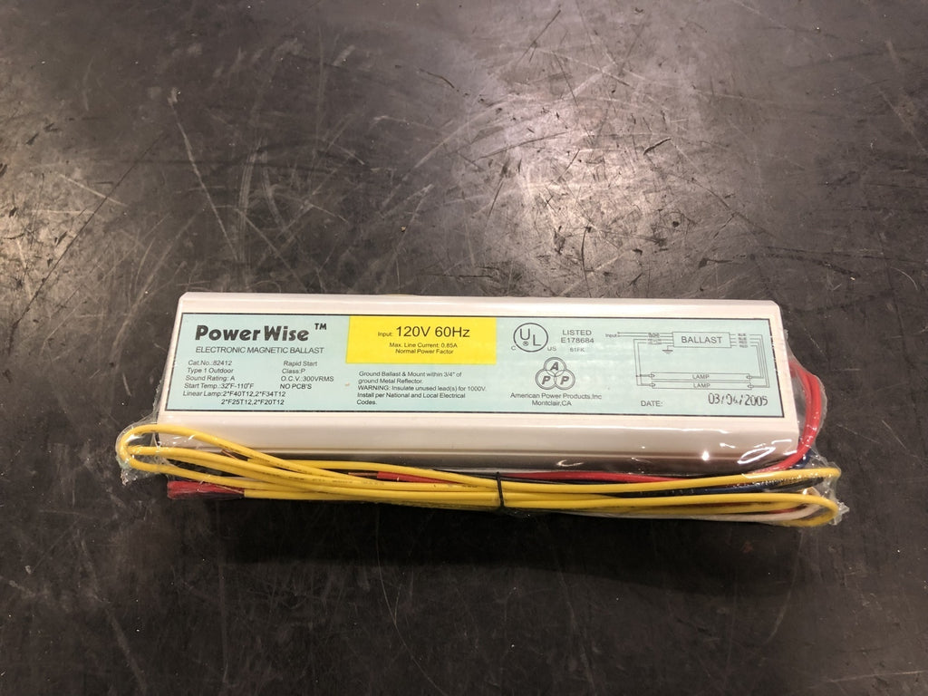 POWERWISE 120 Volts 2 Lamps Electronic Magnetic Ballast 82412