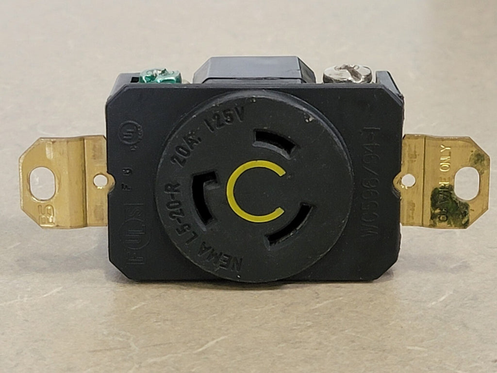 LEVITON 20A 125V Locking Receptacle WC596/94-1