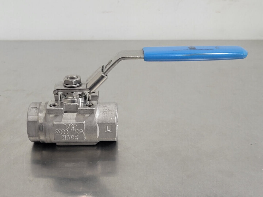 PBV 1/2" 2000 WOG Full Port Steel Ball Valve