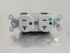 LEVITON 20 Amp Duplex Receptable M8300-HGY