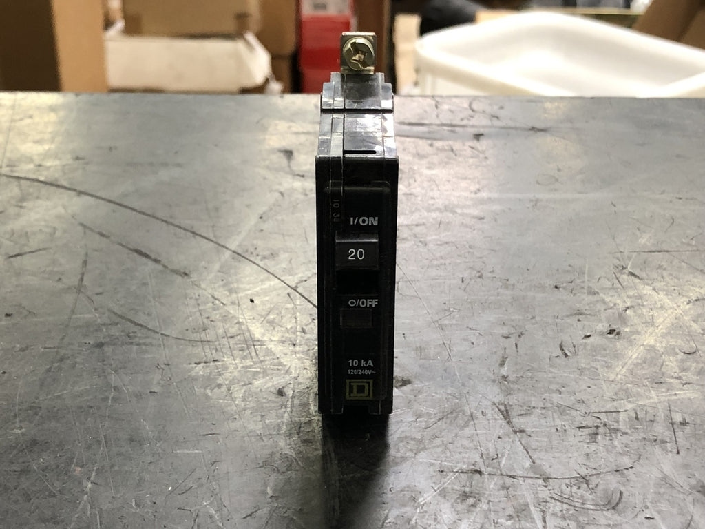 SQUARE D 20 Amp, 1 Pole, 120/240 volts Circuit Breaker QOB120