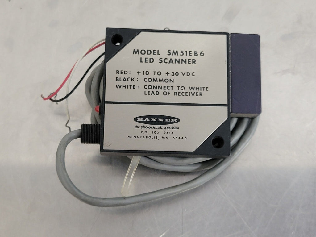 BANNER Photoelectric LED Scanner SM51EB6