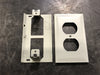 WIREMOLD Steel Duplex Receptable Plate G3043BE