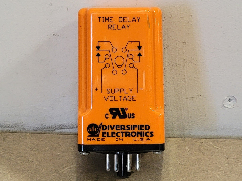DIVERSIFIED ELECTRONICS  10 Amp Time Delay Relay TDF-24-AFA-0R5