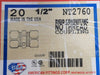 AMERICAN FITTINGS 1/2" Rigid Conduit/IMC No Thread Coupling NT2760 (Bag of 20)