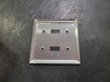 PASS & SEYMOUR 2-Gang Metal Wall Plate Smooth 302SS (Box of 20 pcs)