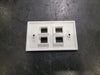 LEVITON 1-Gang White Wall Plate 41080-4WL (Box of 50 pcs)
