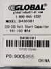 GLOBAL 161-193 mfd Motor Starting Capacitor B430381, 220-250 Volt